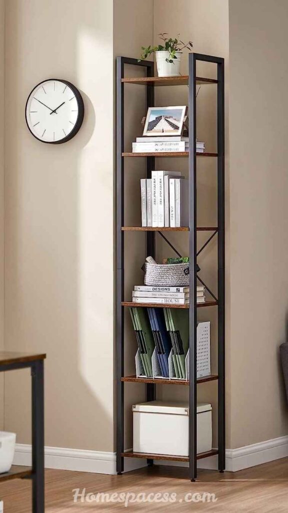 22 Living Room Decor Ideas That Transform Any Space 20 Maximize Vertical Space with Tall Furniture