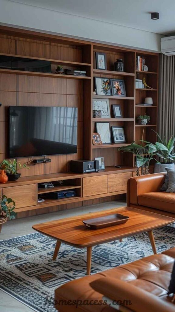 26 Media Wall Ideas That Transform Any Living Space in 2026 25 Mid-Century Modern Media Wall
