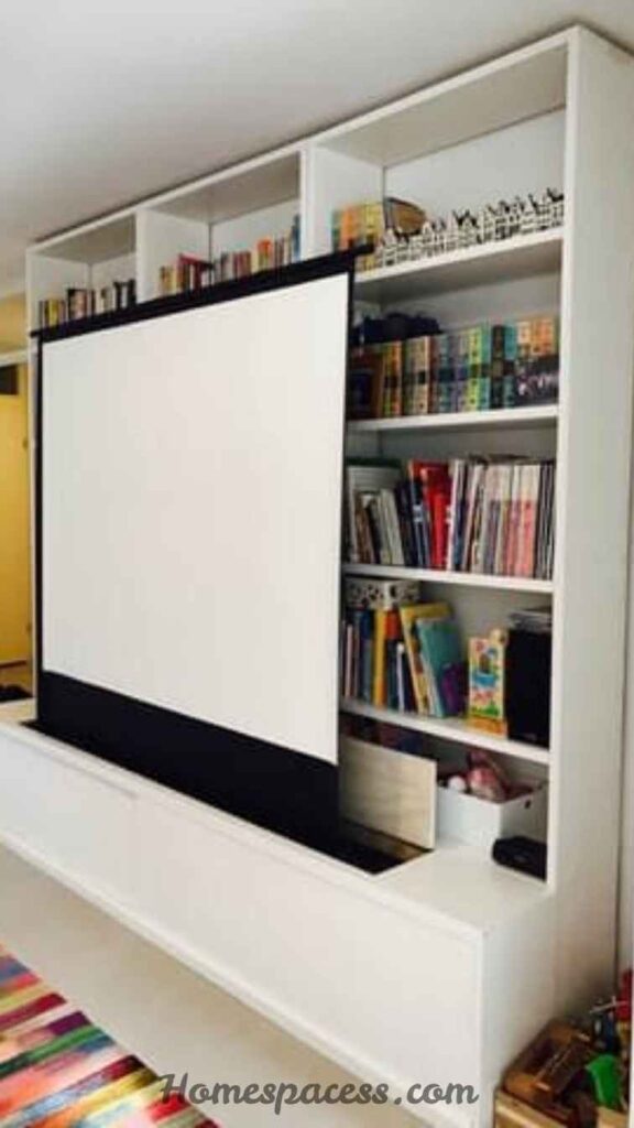 26 Media Wall Ideas That Transform Any Living Space in 2026 27 Projector-Ready Hidden Media Wall