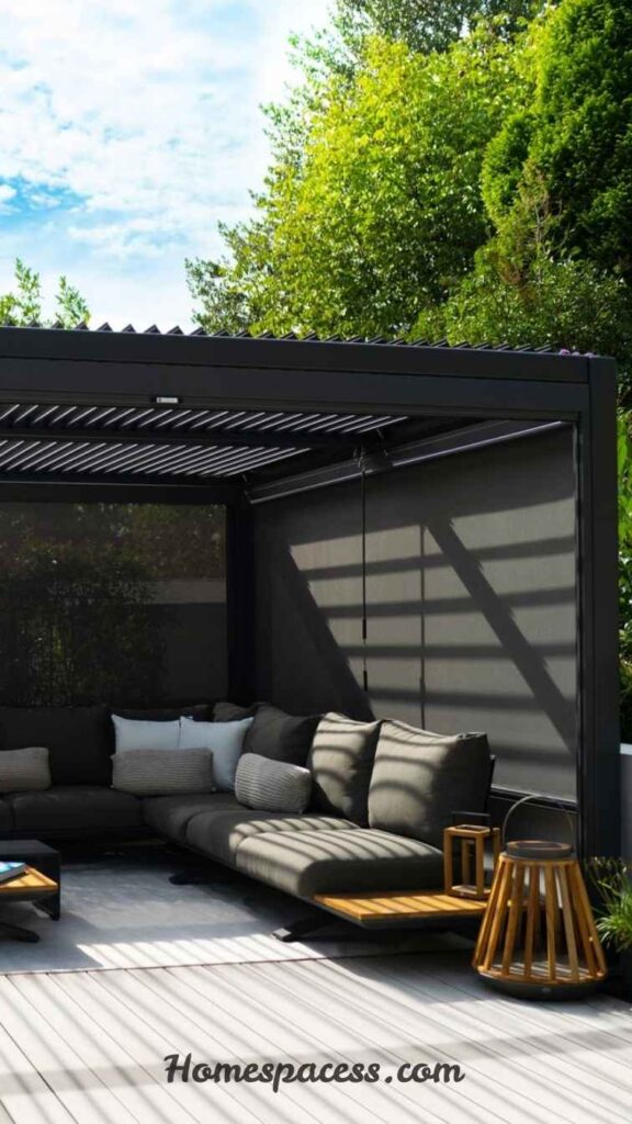 Patio Decor Ideas to Upgrade Your Backyard Without Overspending 15 Add a Pergola or Shade Structure for Year-Round Comfort
