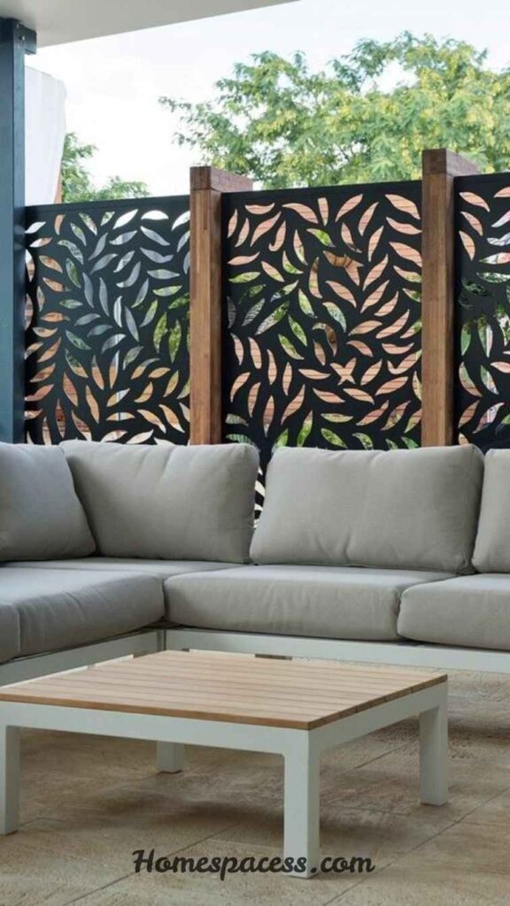 Patio Decor Ideas to Upgrade Your Backyard Without Overspending 11 Install Privacy Screens Without Sacrificing Style