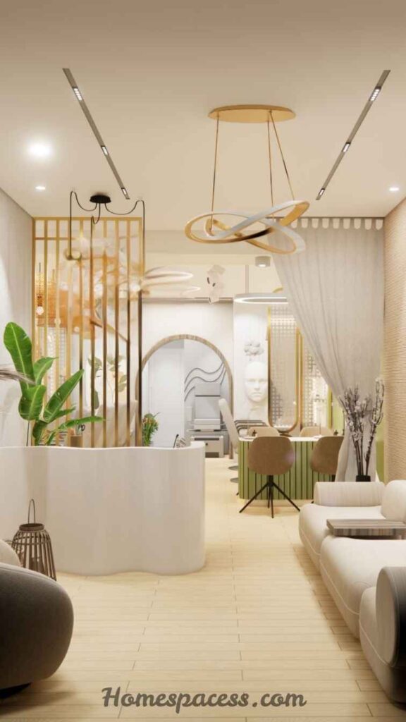 27 Salon Interior Design Ideas That Turn Clients Into Loyal Fans 10 Design Your Waiting Area as a Lounge, Not a Lobby