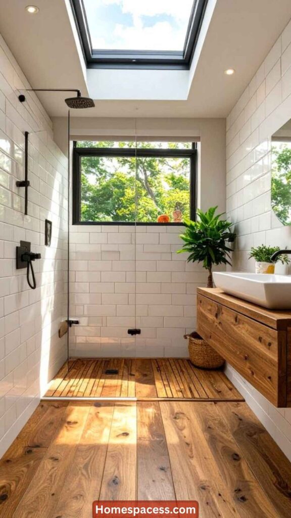 Small Bathroom Ideas:25 Clever Ways to Make Every Inch Count 15 Add a Light Tube or Enlarged Window for Natural Light