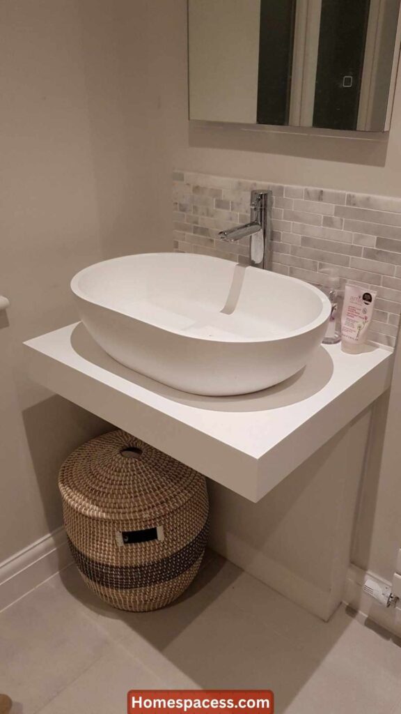 Small Bathroom Ideas:25 Clever Ways to Make Every Inch Count 20 Choose a Slimline Basin or Vessel Sink