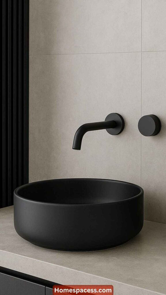 Small Bathroom Ideas:25 Clever Ways to Make Every Inch Count 22 Use Matte Black or Brushed Brass Tapware as a Visual Anchor