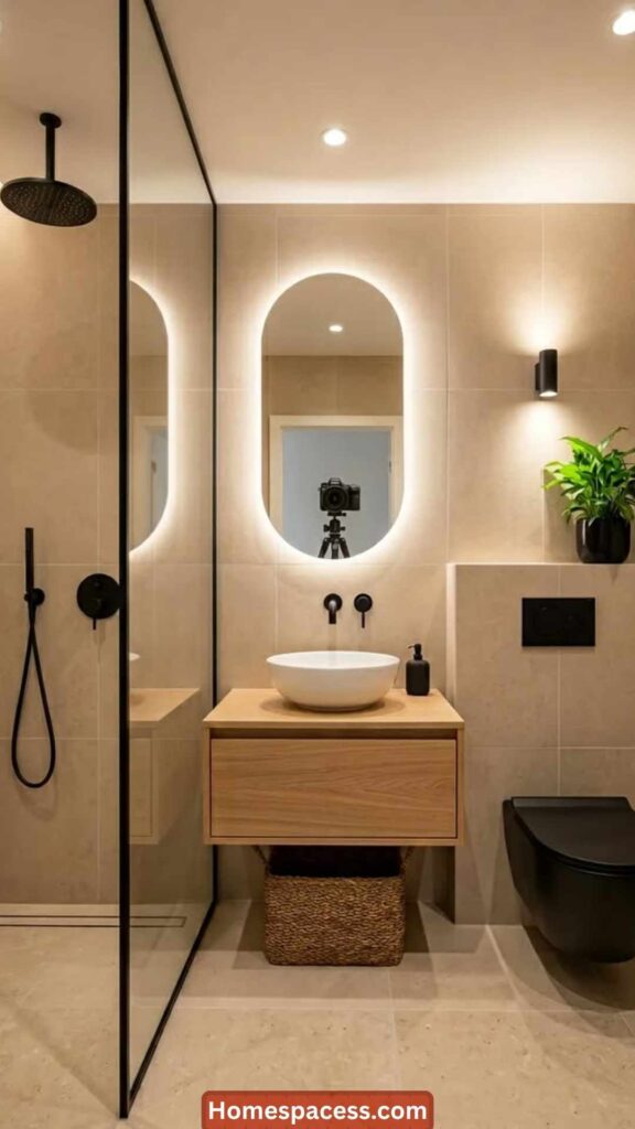 Small Bathroom Ideas:25 Clever Ways to Make Every Inch Count 4 Install a Wall-Hung Vanity to Float the Floor