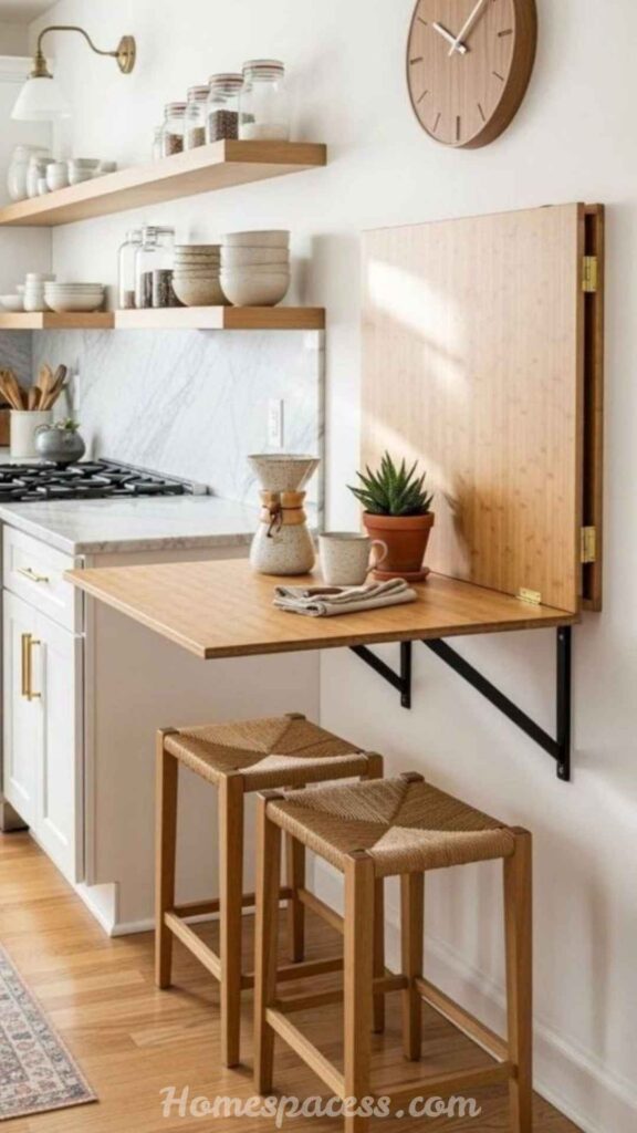 Small Kitchen Ideas: 18 Expert Transformations That Actually Work 13 Fold-Down Tables & Drop-Leaf Furniture for Dining