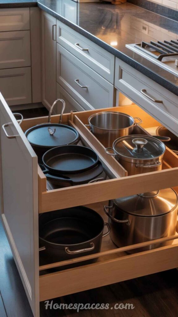 Small Kitchen Ideas: 18 Expert Transformations That Actually Work 4 Pull-Out Cabinet Systems & Deep Drawer Organizers