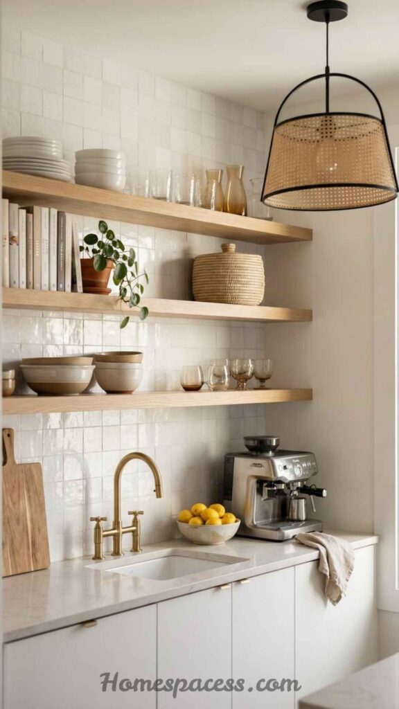 Small Kitchen Ideas: 18 Expert Transformations That Actually Work 6 Strategic Open Shelving Beauty With Purpose