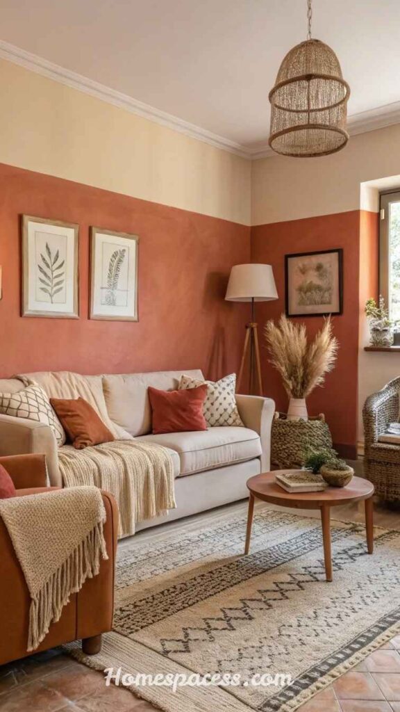 Wall Painting Ideas That Make Your Home Feel Warm and Inviting 13 Terracotta and Clay Tones