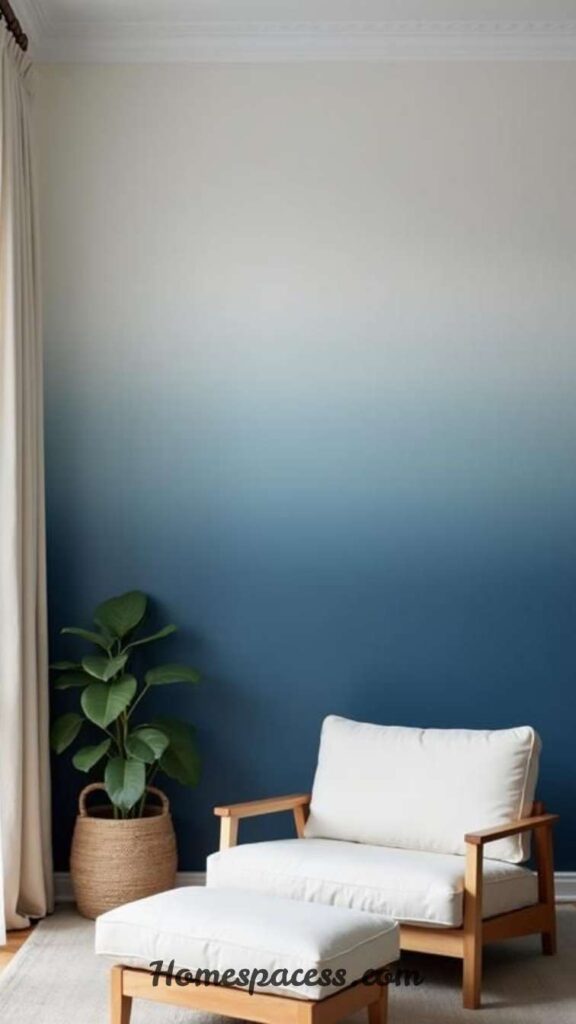 Wall Painting Ideas That Make Your Home Feel Warm and Inviting 6 Ombre Gradient Walls