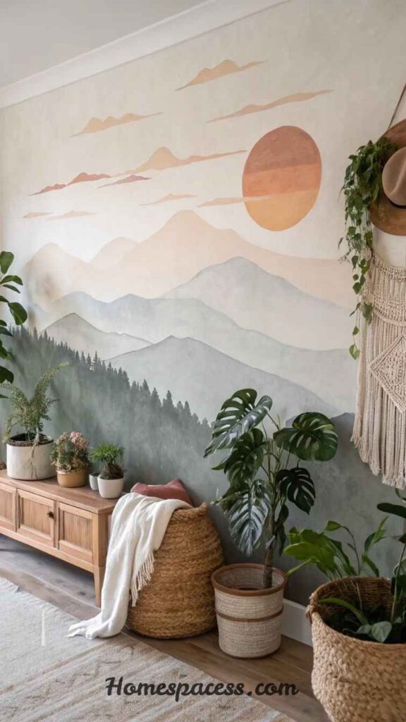 Wall Painting Ideas That Make Your Home Feel Warm and Inviting 10 Wall Panel Painting