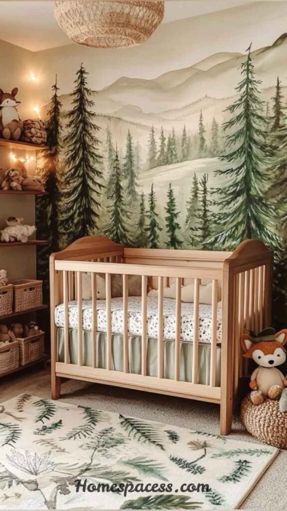 Trendy Baby Nursery Ideas for Boys That Make Your Room Look Amazing 4 Woodland Forest Adventure Nursery