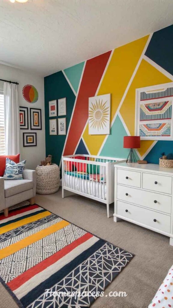 Trendy Baby Nursery Ideas for Boys That Make Your Room Look Amazing 10 Modern Geometric & Abstract Art Nursery