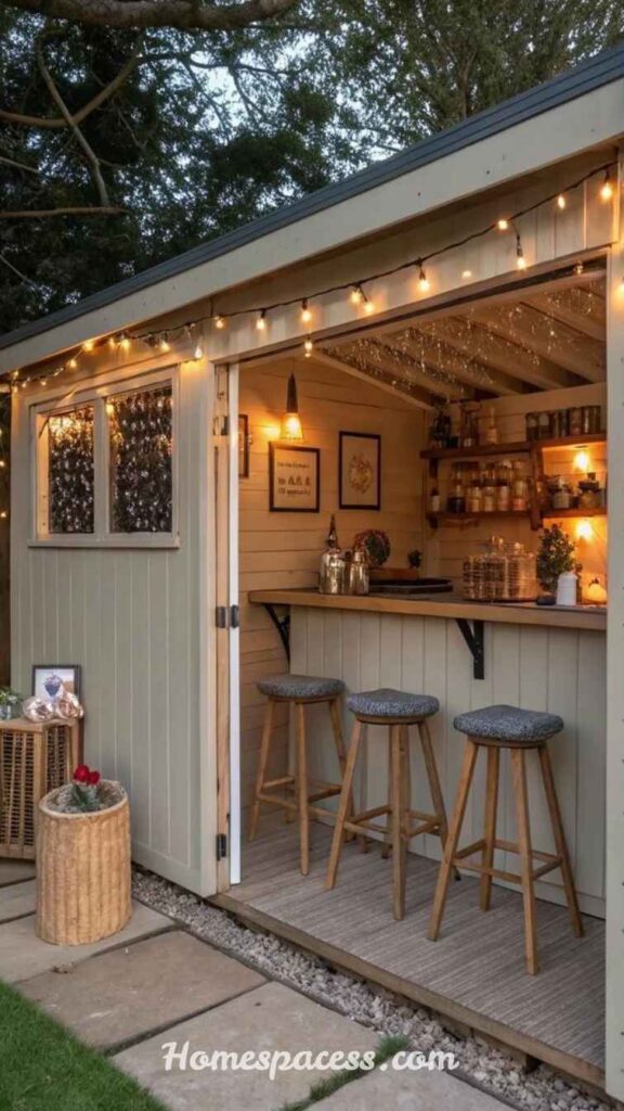 Smart Backyard Bar Ideas to Create a Perfect Outdoor Hangout Spot 9 Backyard Shed Bar Conversion
