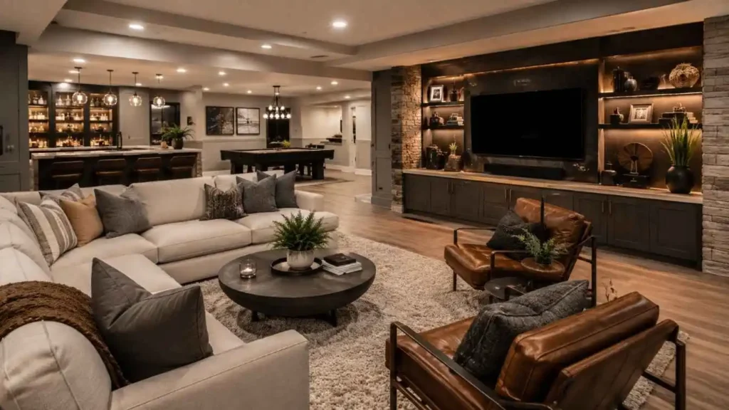 Trending Basement Family Room Ideas for Comfortable Home Living 2 Basement Family Room Ideas