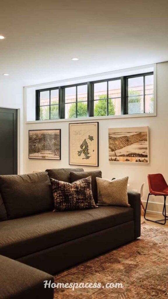Trending Basement Family Room Ideas for Comfortable Home Living 12 Egress Windows & Light Wells