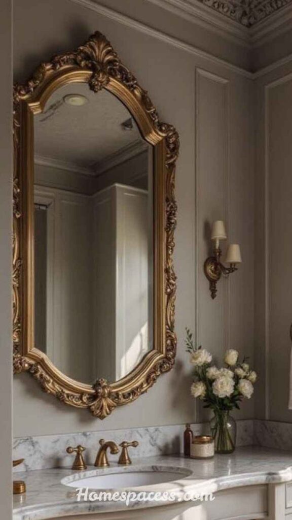 Bathroom Mirror Ideas to Create a Spa-Like Feel in Your Bathroom 6 Antique & Vintage-Style Mirrors