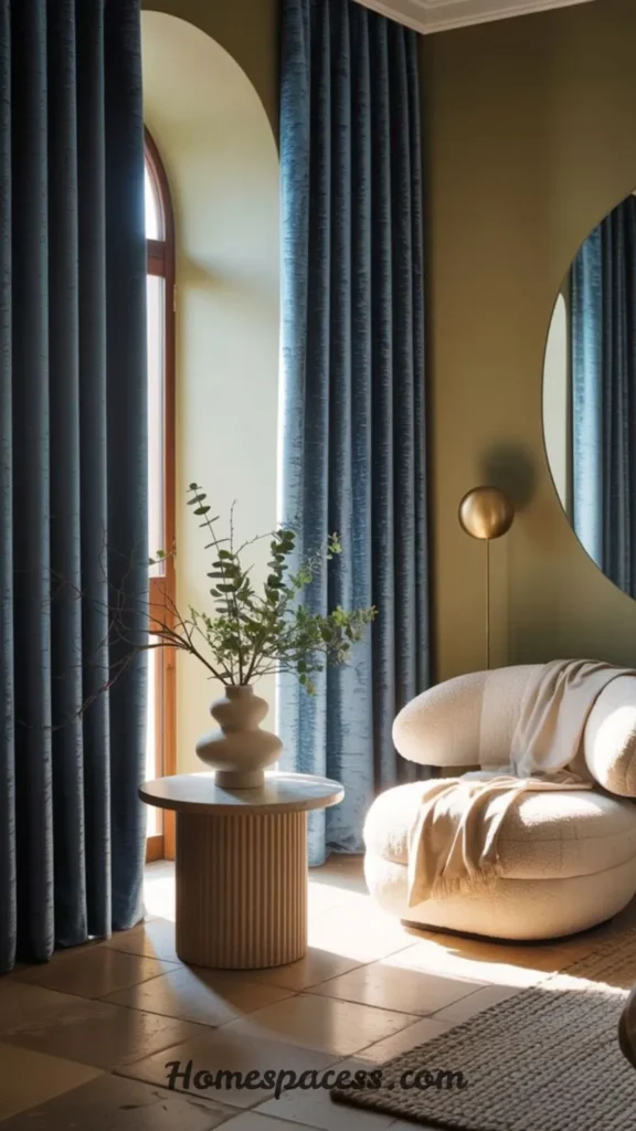 Bedroom Curtain Ideas That Make Any Room Look Bigger and Brighter 7 Rich Velvet Curtains That Add Drama and Acoustic Comfort