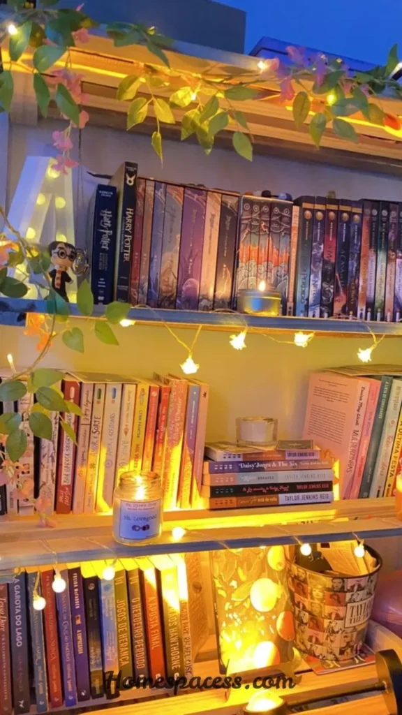 Bookshelf Decor Ideas to Add Personality and Charm to Any Space 9 Ambient Shelf Lighting