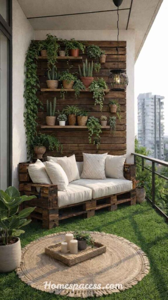 DIY Balcony Privacy Ideas to Upgrade Your Outdoor Space 4 a Living Wall or Vertical Garden for Natural Privacy