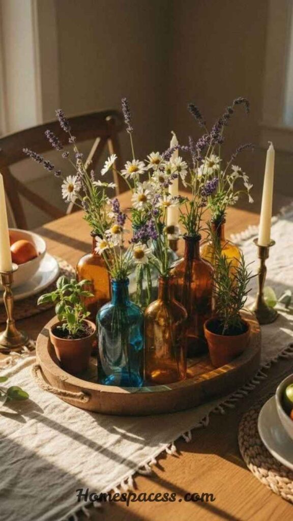 Top Dining Table Decor Ideas to Make Your Dining Area Look Amazing 5 Bring in Seasonal Botanicals for Living