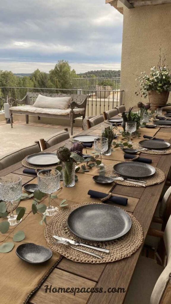 Top Dining Table Decor Ideas to Make Your Dining Area Look Amazing 6 Anchor the Table with a Statement Table Runner or Placemat Set