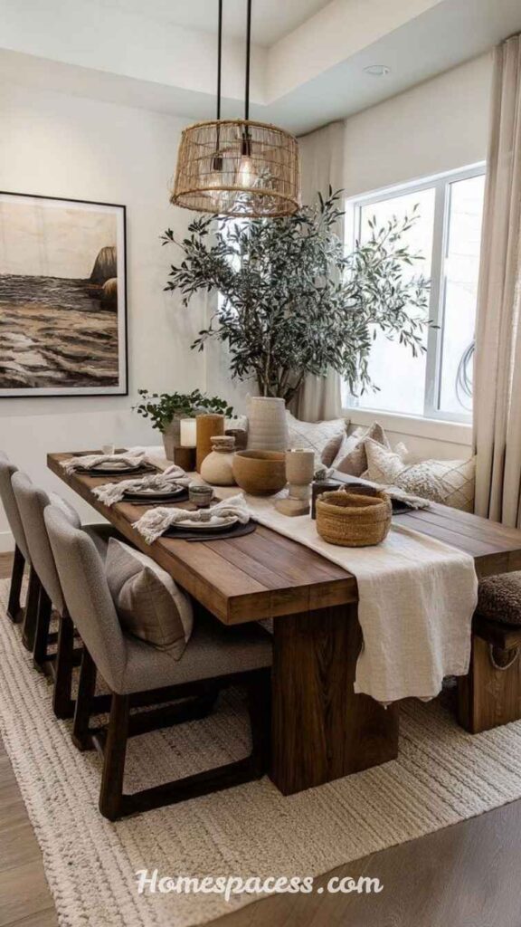 Top Dining Table Decor Ideas to Make Your Dining Area Look Amazing 3 Build a Layered Centerpiece