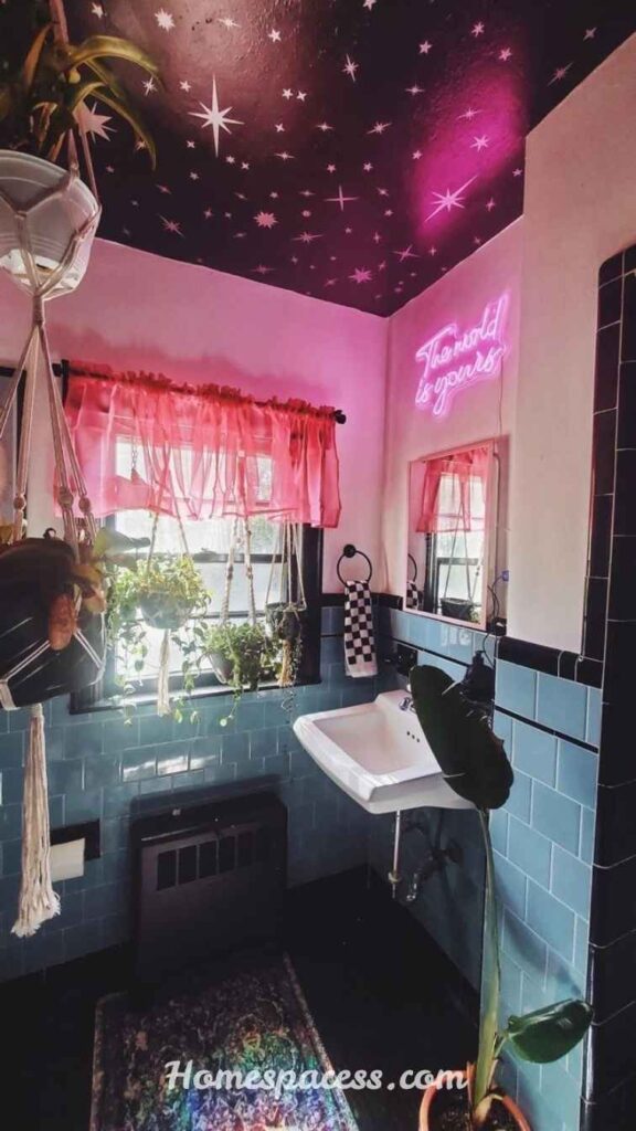 Trendy Funky Bathroom Ideas for a Cool and Modern Bathroom Makeover 7 Statement Lighting
