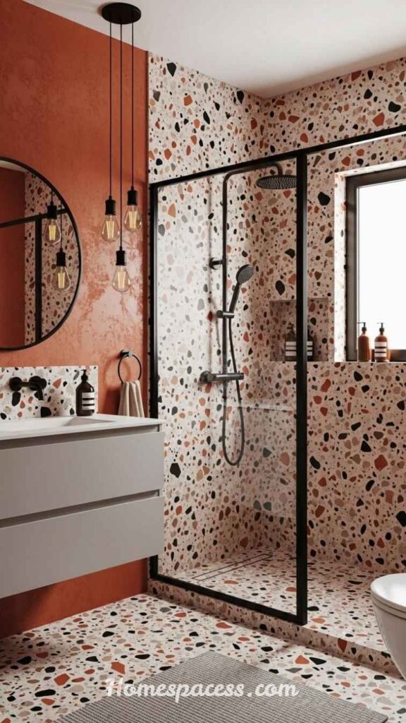 Trendy Funky Bathroom Ideas for a Cool and Modern Bathroom Makeover 8 Terrazzo
