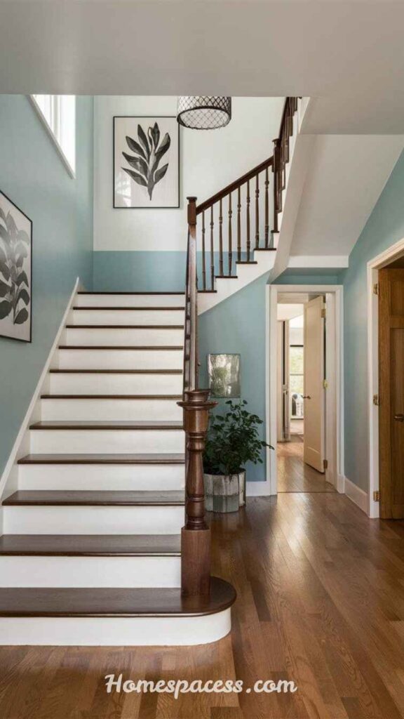 Stunning Staircase Decor Ideas for Small Spaces and Narrow Halls 5 Painted Stair Risers The Boldest Low-Budget Upgrade