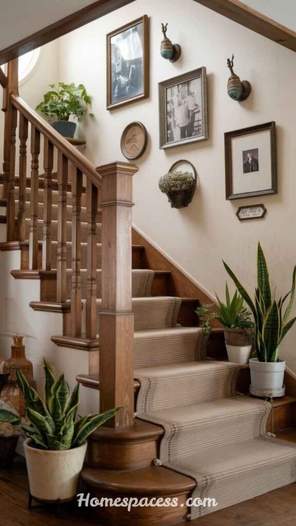 Stunning Staircase Decor Ideas for Small Spaces and Narrow Halls 10 Wood and Natural Textures The Warmth of Authenticity