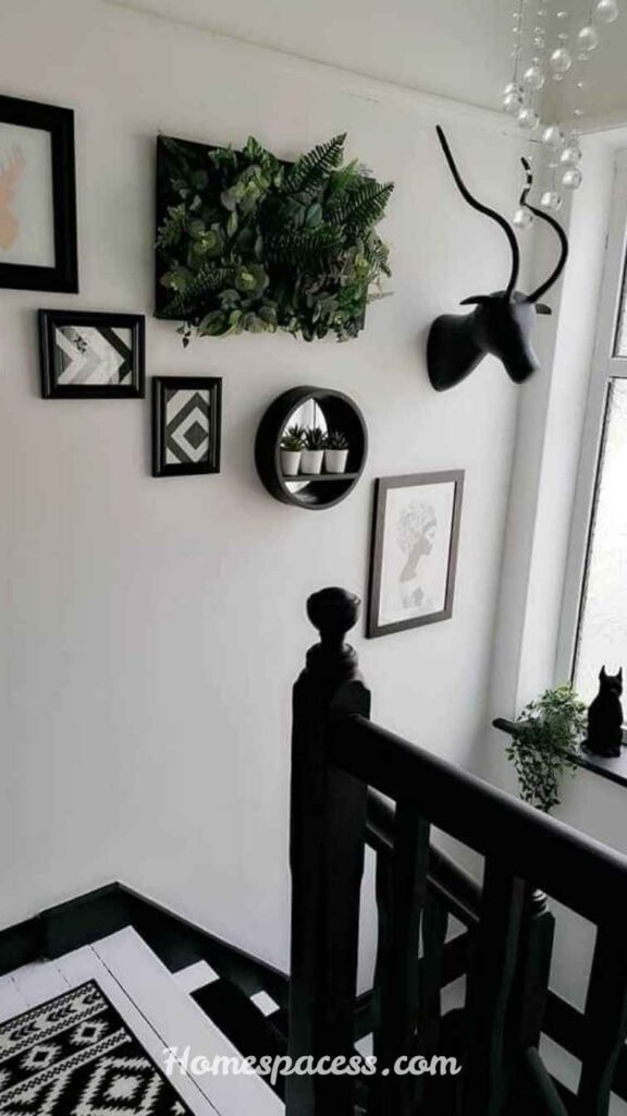 Stunning Staircase Decor Ideas for Small Spaces and Narrow Halls 11 Monochrome Minimalism The Power of Restraint