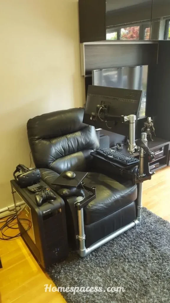 Best Gaming Chair Ideas for Comfortable and Stylish Gaming Rooms 6 Console Gaming Chair with Built-In Audio for Living Room Setups
