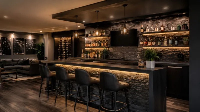 Cozy Basement Bar Ideas for the Perfect Entertainment Space Basement Bar Ideas