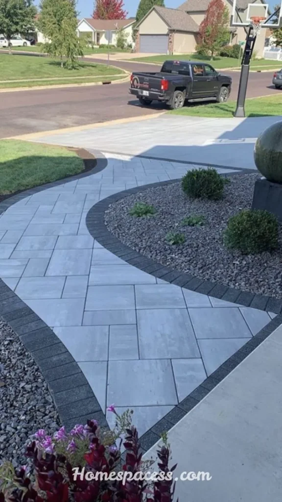 Front Garden Ideas for Every Style From Classic to Modern Homes 4 Design a Welcoming Pathway With Mixed Paving Materials