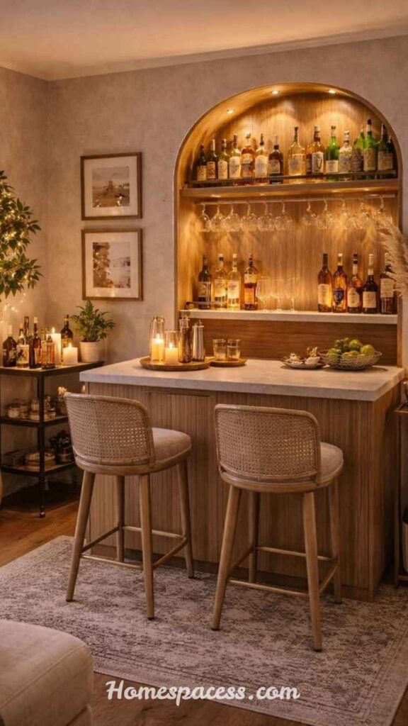 Elegant Mini Bar Ideas for a Stylish Home Makeover 7 Dedicated Bar Room