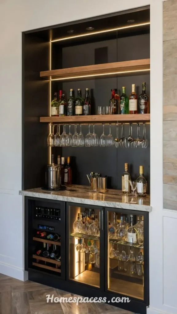 Cozy Basement Bar Ideas for the Perfect Entertainment Space 5 Modern Minimalist Home Bar