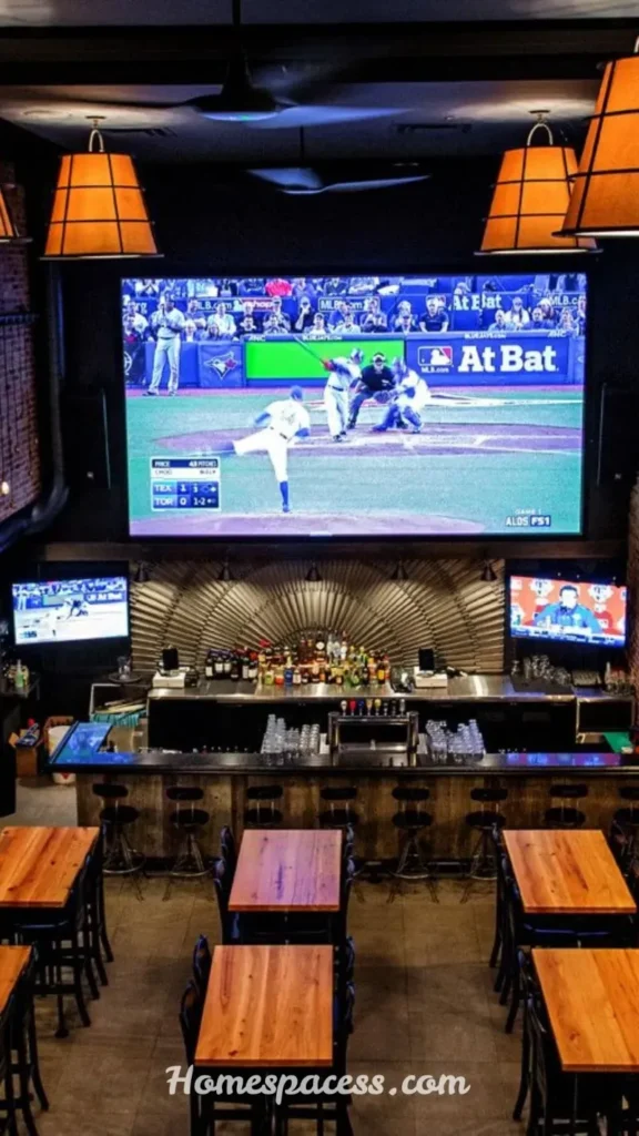 Cozy Basement Bar Ideas for the Perfect Entertainment Space 6 Sports Bar Style