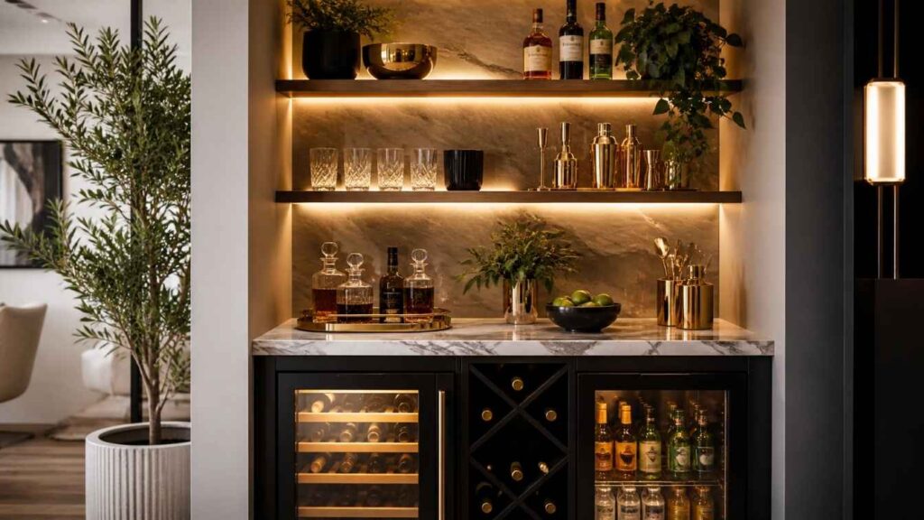 Elegant Mini Bar Ideas for a Stylish Home Makeover 2 Mini Bar Ideas