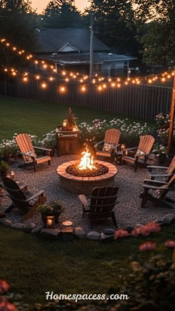 Outdoor Patio Ideas That Turn Any Backyard Into a Relaxing Escape 5 Install a Fire Pit or Outdoor Fireplace