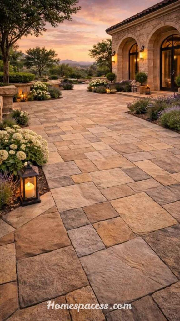 Outdoor Patio Ideas That Turn Any Backyard Into a Relaxing Escape 9 Use Pavers and Natural Stone Flooring