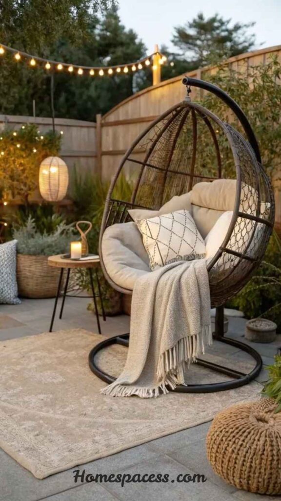 Outdoor Patio Ideas That Turn Any Backyard Into a Relaxing Escape 12 Design a Cozy Reading or Relaxation Nook