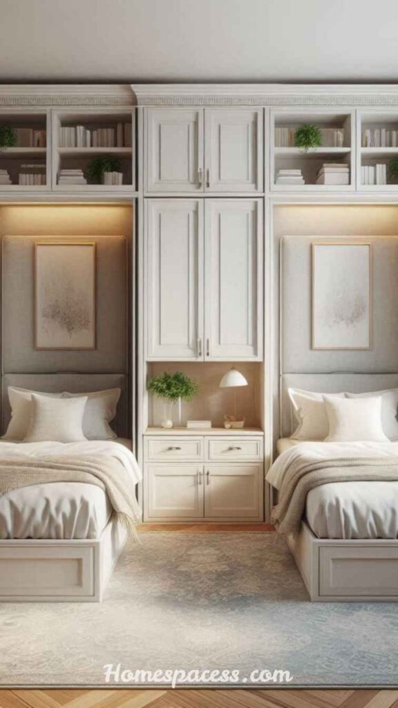 Creative Twin Bedroom Ideas with Modern Decor and Storage 8 Murphy Beds for Multi-Functional Twin Spaces