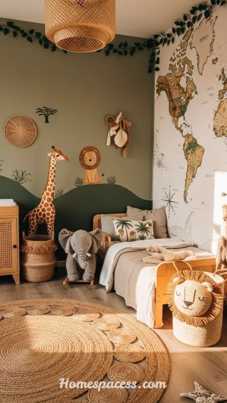 Smart Boys Bedroom Ideas: Cool & Modern Designs for Kids 11 Jungle Explorer Bedroom Theme