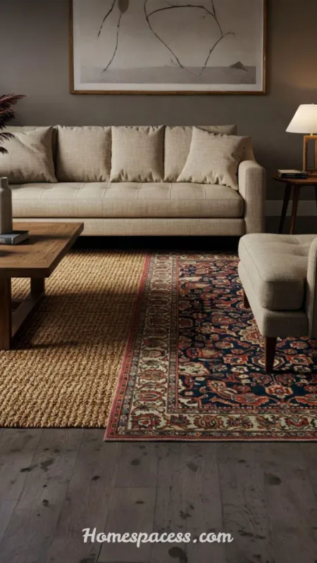 Stunning Living Room Carpet Ideas: Transform Your Space with Style, Comfort & Expert Insight 10 Layered Carpet and Rug Combinations