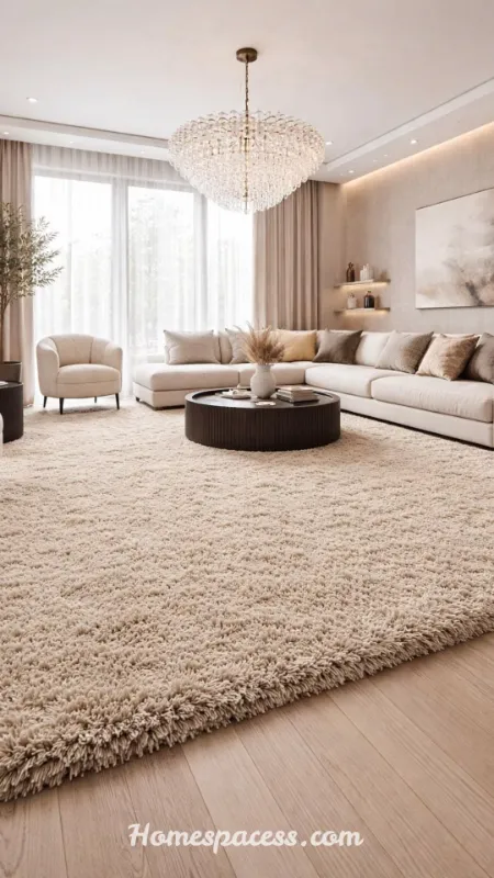 Stunning Living Room Carpet Ideas: Transform Your Space with Style, Comfort & Expert Insight 5 Plush High-Pile Shag Carpet for Cozy Living Rooms