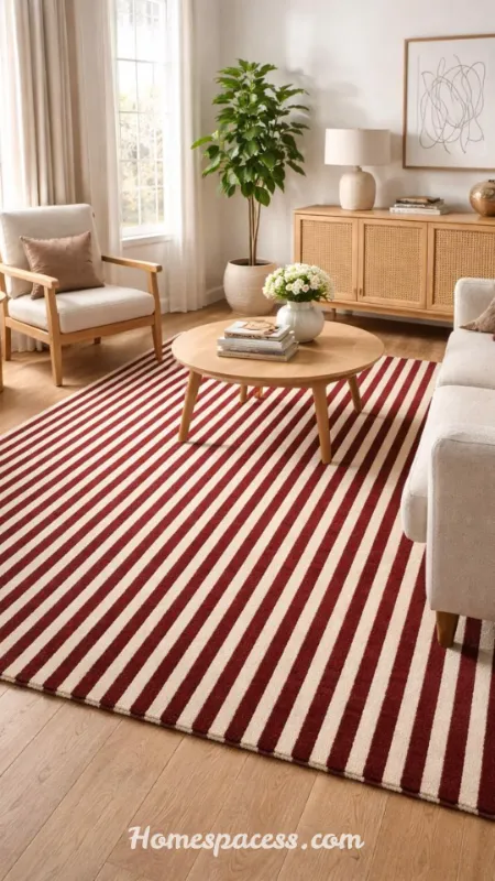 Stunning Living Room Carpet Ideas: Transform Your Space with Style, Comfort & Expert Insight 11 Stripe Carpet Patterns to Visually Alter Room Proportions