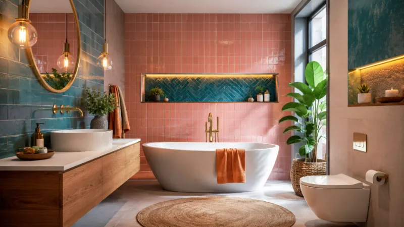 Colorful Bathroom Ideas to Transform Your Space with Style in 2026 2 Colorful Bathroom Ideas