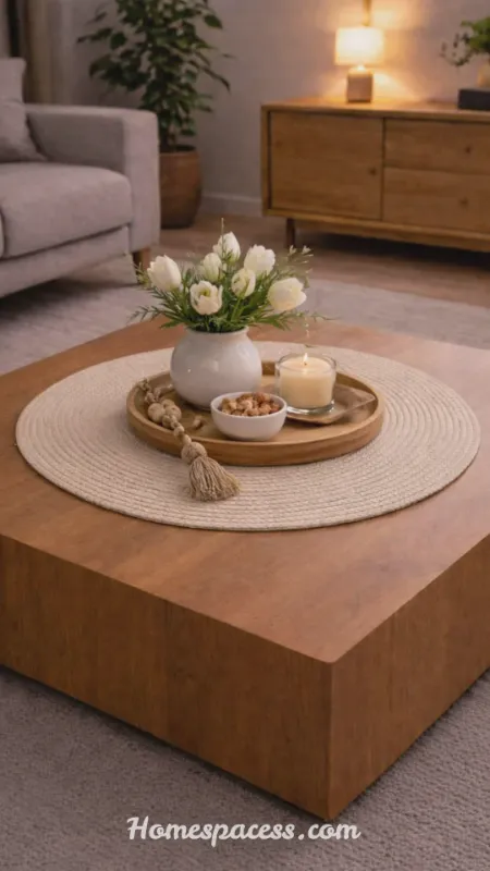 Coffee Table Decor Ideas That Instantly Upgrade Your Living Room Style in 2026 5 Add a Statement Centerpiece